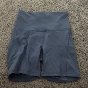 lululemon athletica Steel Blue Bike Shorts